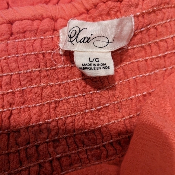 XAI strapless eyelet dress size Large - Picture 7 of 8